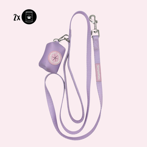 Hundeleine light + Kotbeutelspender