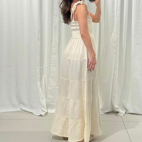 Baumwoll Maxikleid Fiona